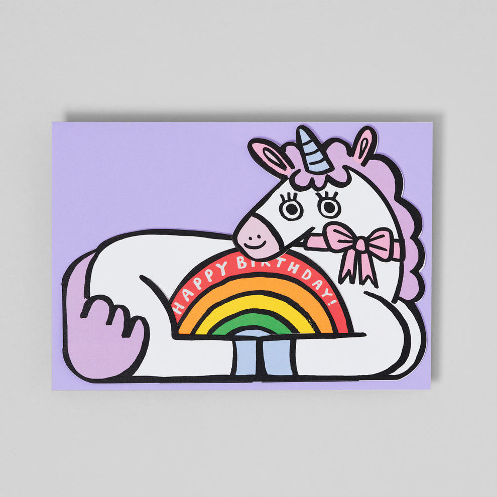 Unicorn with Mini Card