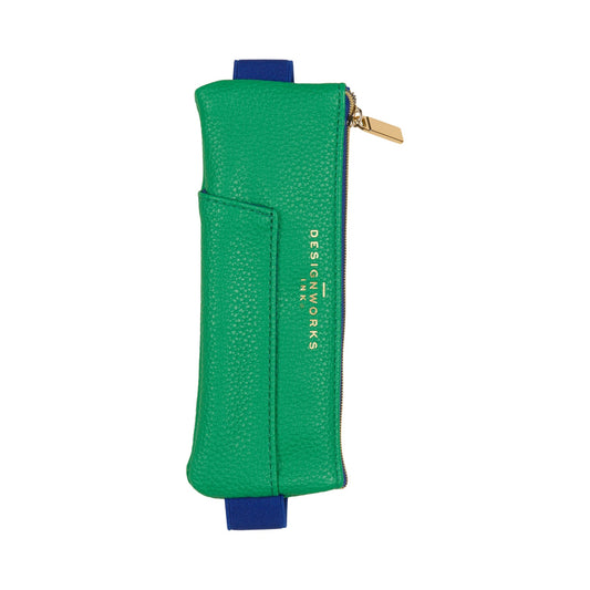 Pen Pouch Green & Navy