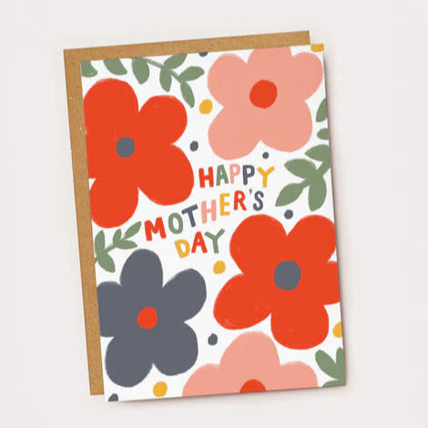 Happy Mother's Day, colourful flowers