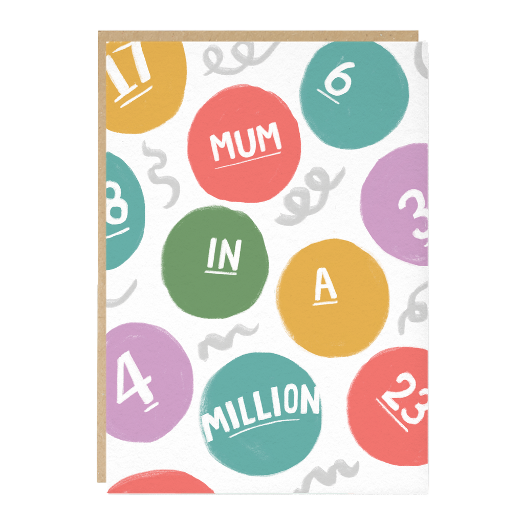 Mum in a million card