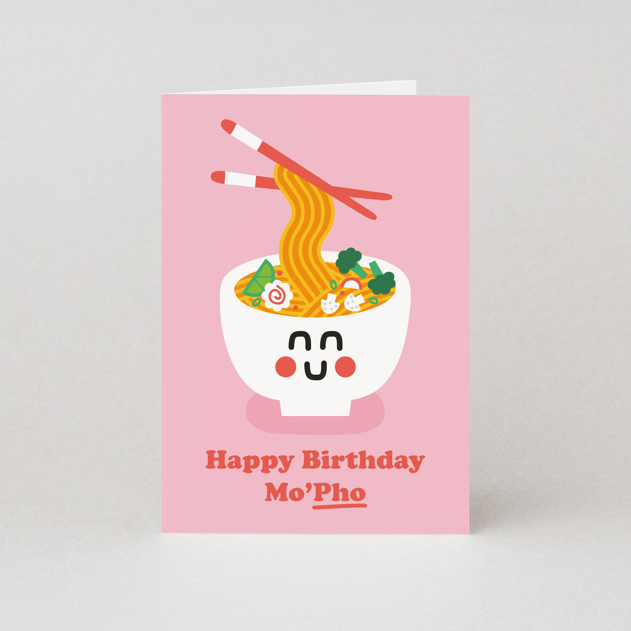 Happy Birthday Mo'pho Card