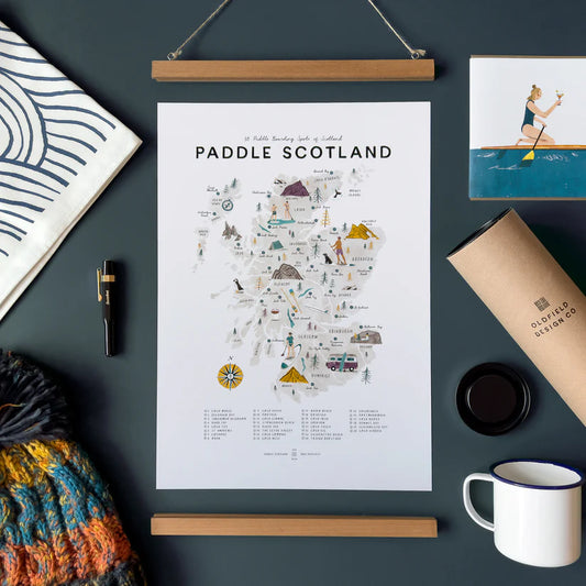 Paddle Scotland A3 Map Checklist