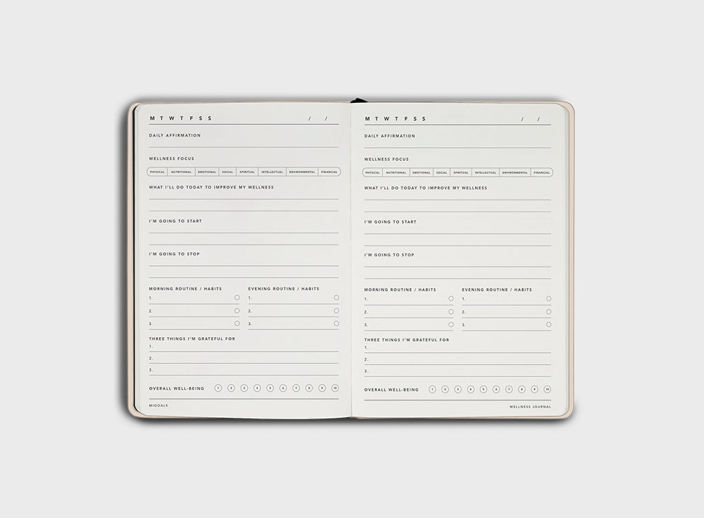 MiGoals | Wellness Journal B6 Just Peachy
