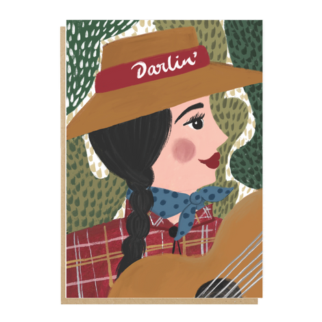 Guitar Darlin card