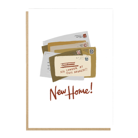 New Home mail card