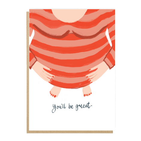 You'll be great baby card