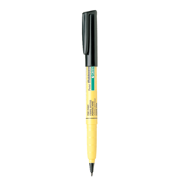 Permanent textile black ink marker pen from the Pencil Me In stationery shop