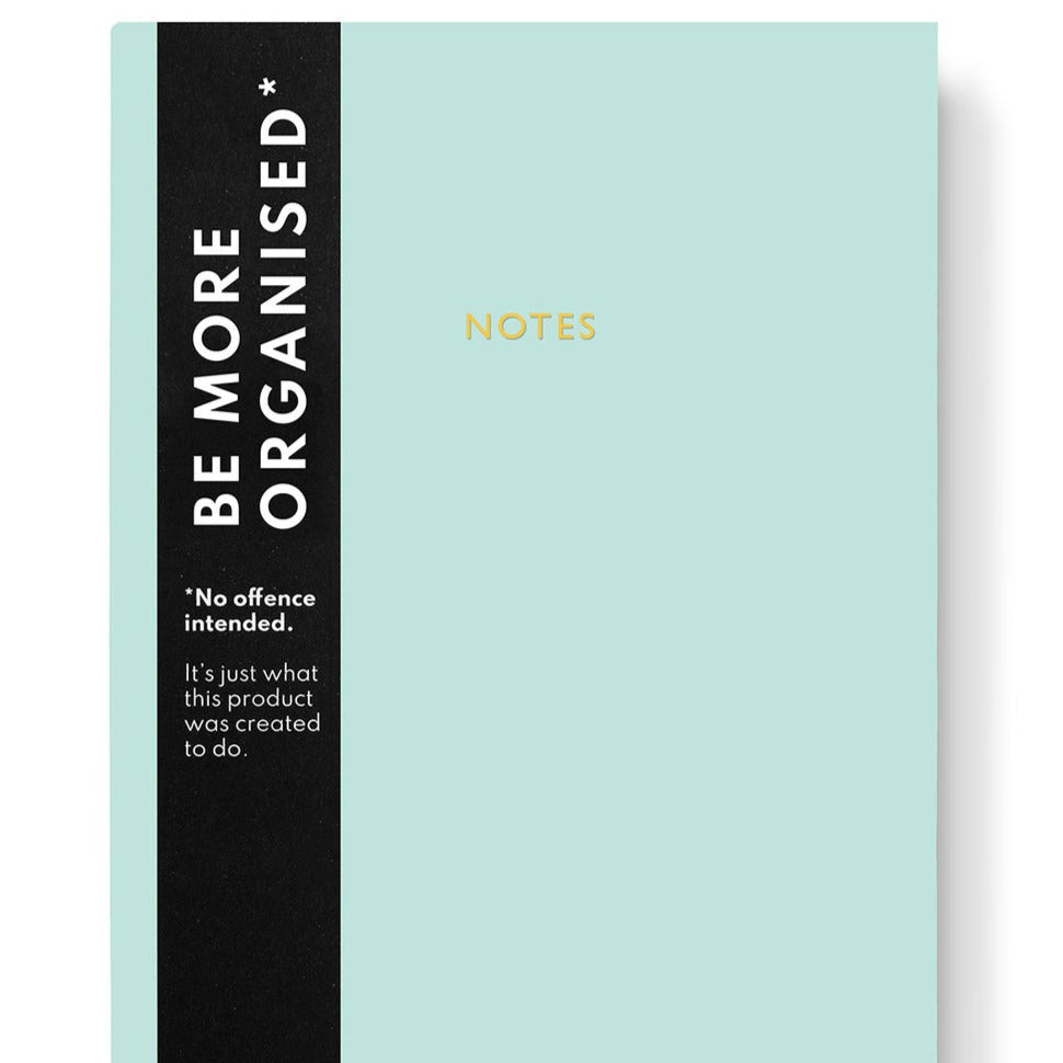 Light blue cloth bound notebook from the Pencil Me In stationery shop