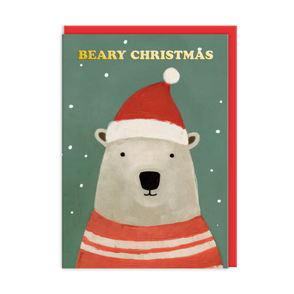 Festive Bears Card Pack of 9