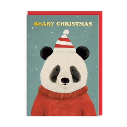 Festive Bears Card Pack of 9