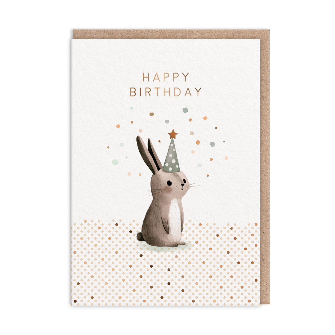 Rabbit Birthday Card