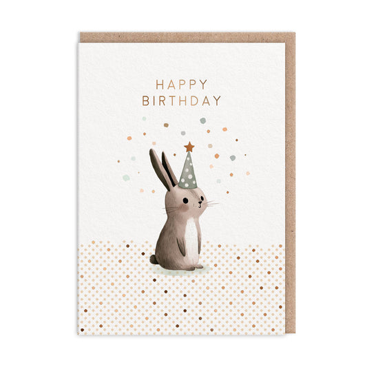 Rabbit Birthday Card