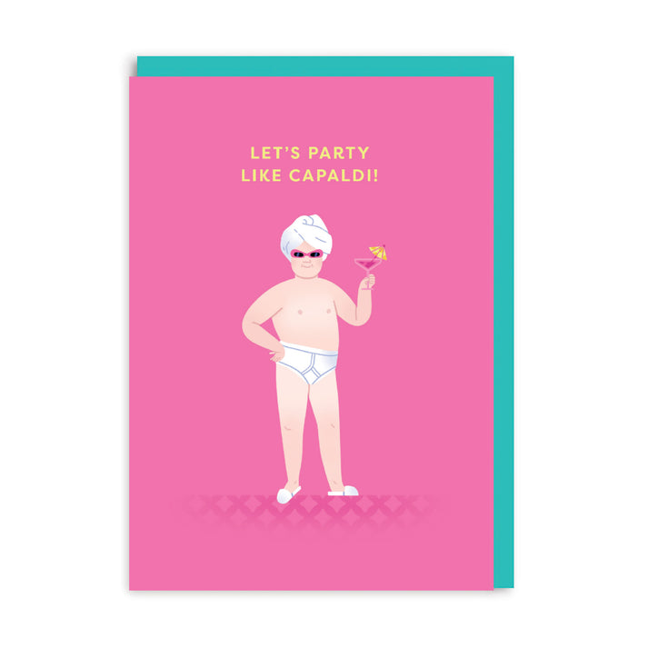 Party Like Lewis Capaldi Birthday Card