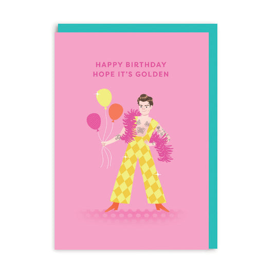 Party Like Harry Styles Birthday Card