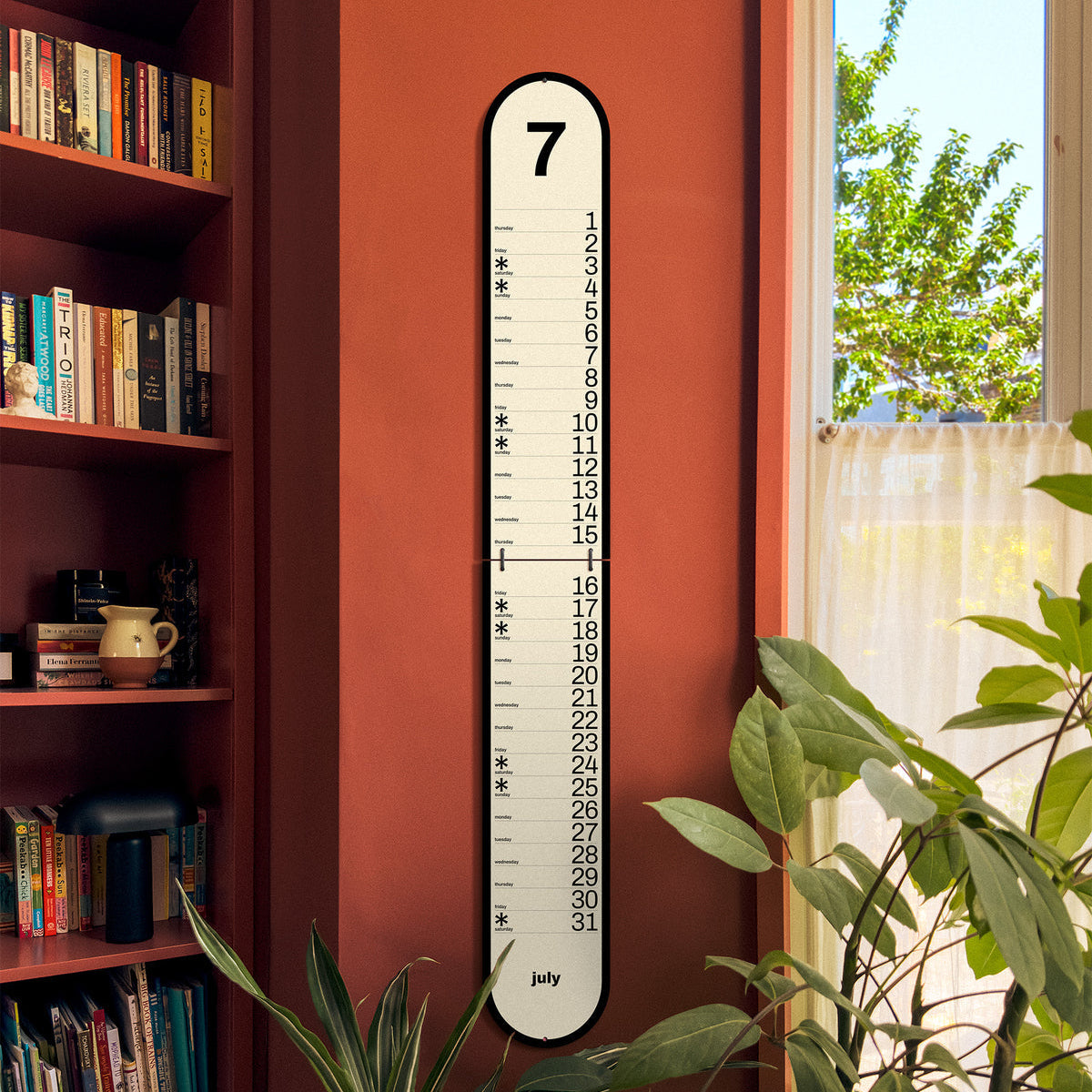 A Wall-mounted calendar available from the Pencil Me In stationery shop. 