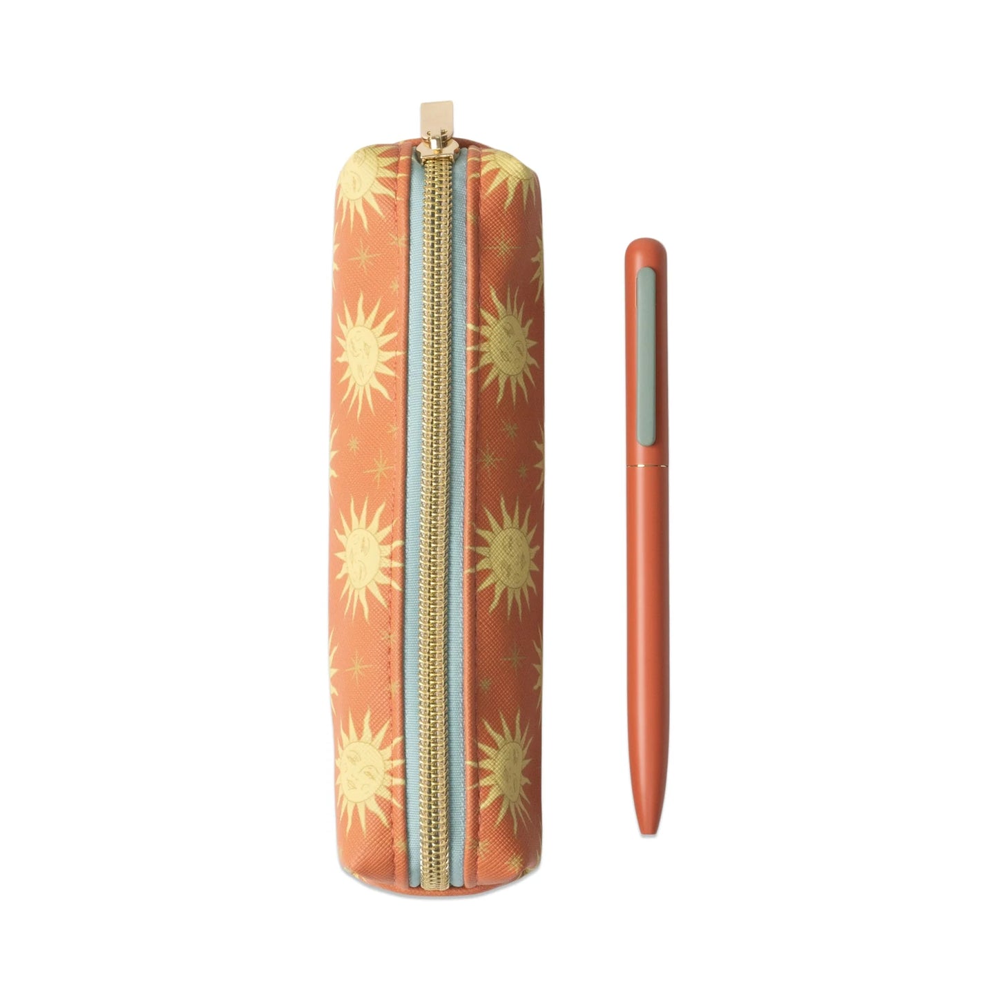 Pen & Pouch Gift Set - Terracotta Sun