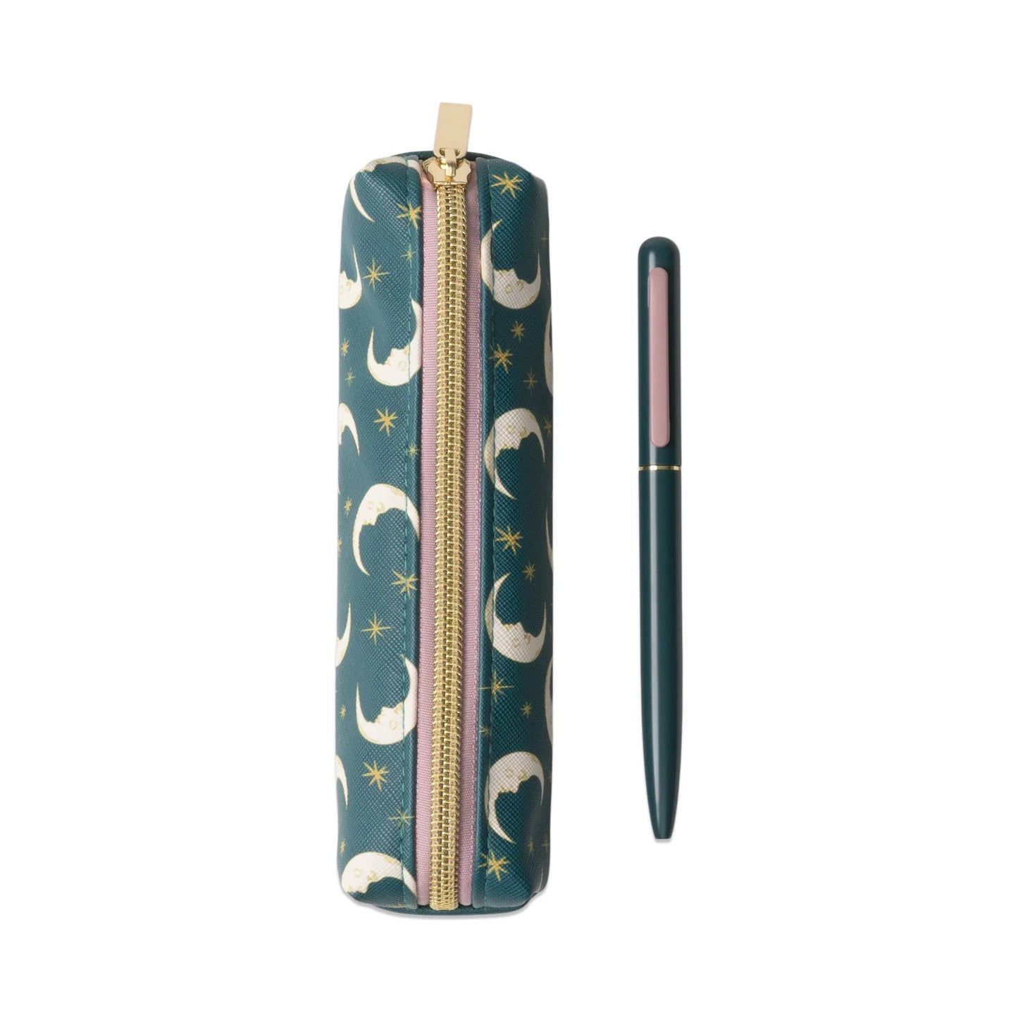 Pen & Pouch Gift Set - Teal Moon