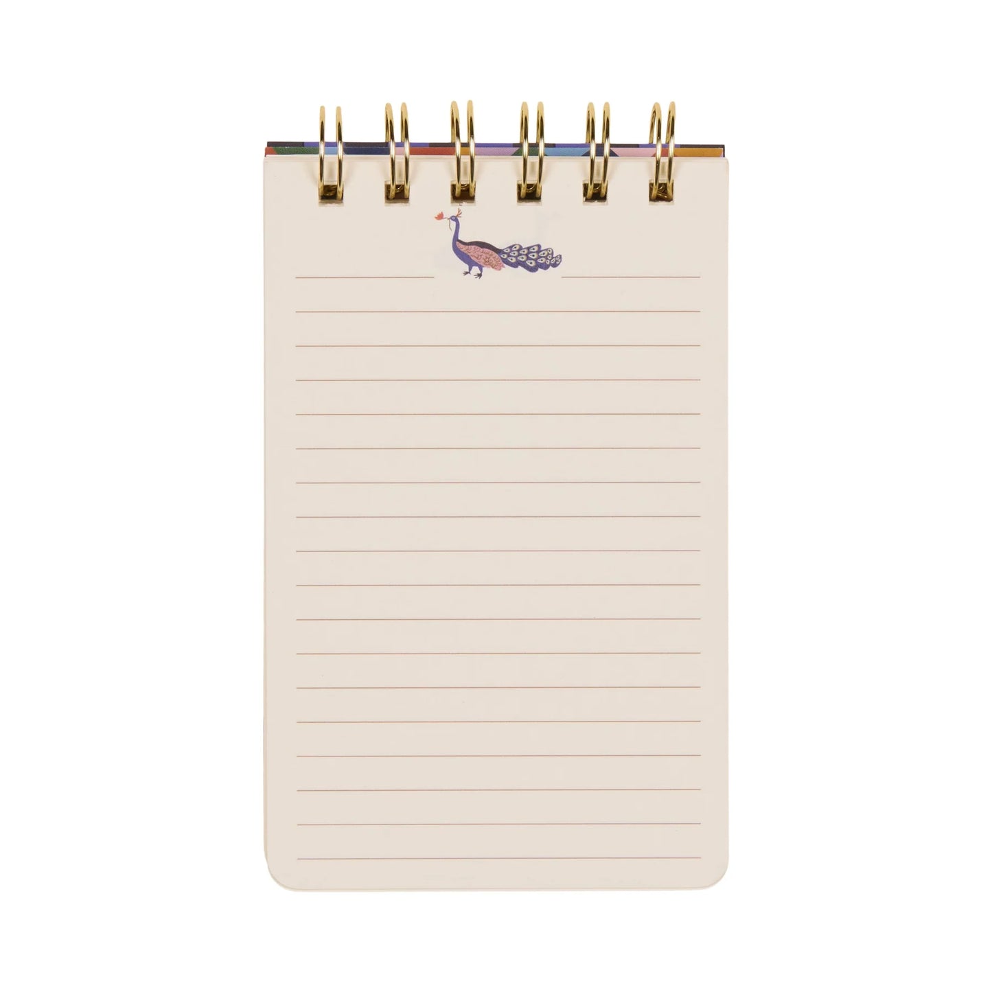 Peacock flip notepad