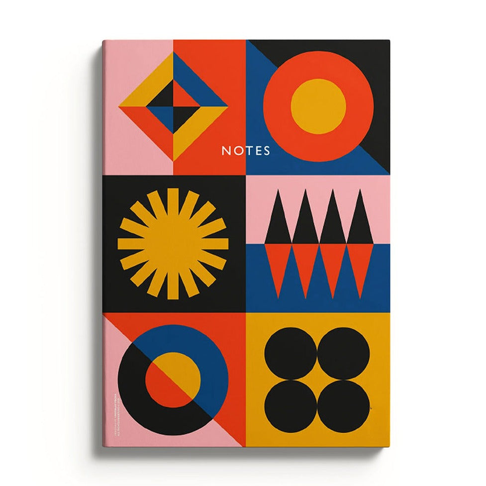 A bold graphic notebook from Pencil Me In stationery shop.