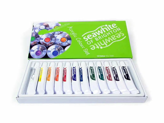 Acrylic Paint - 12 Colour Set