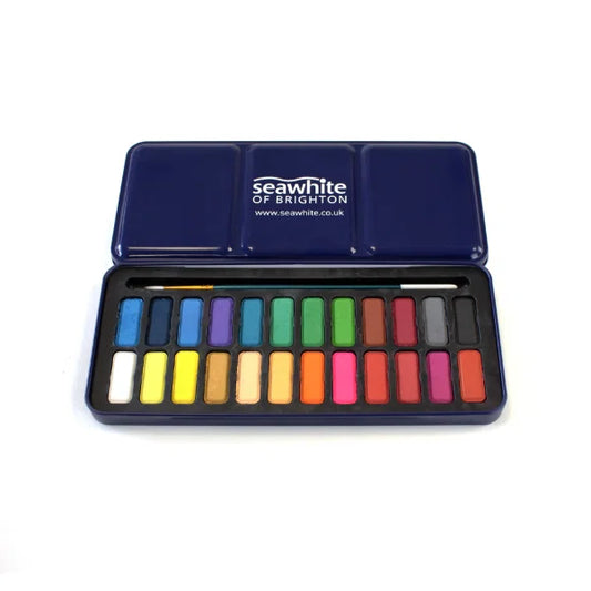 Watercolour Paint Tin - 24 Colour