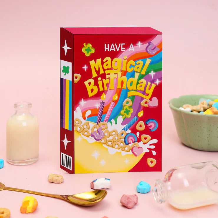 Magical Birthday Cereal card