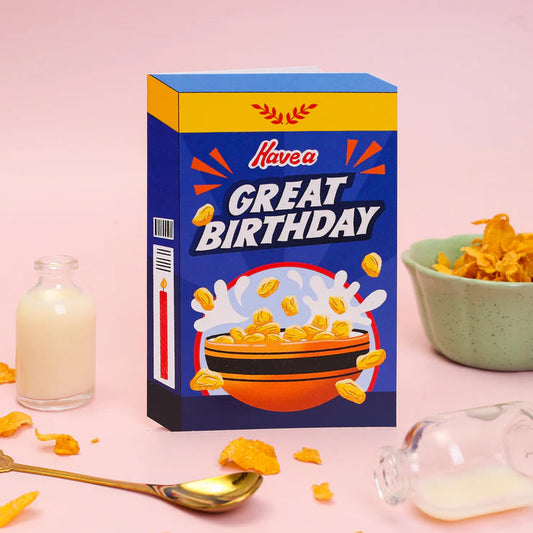 Great Birthday Cereal card