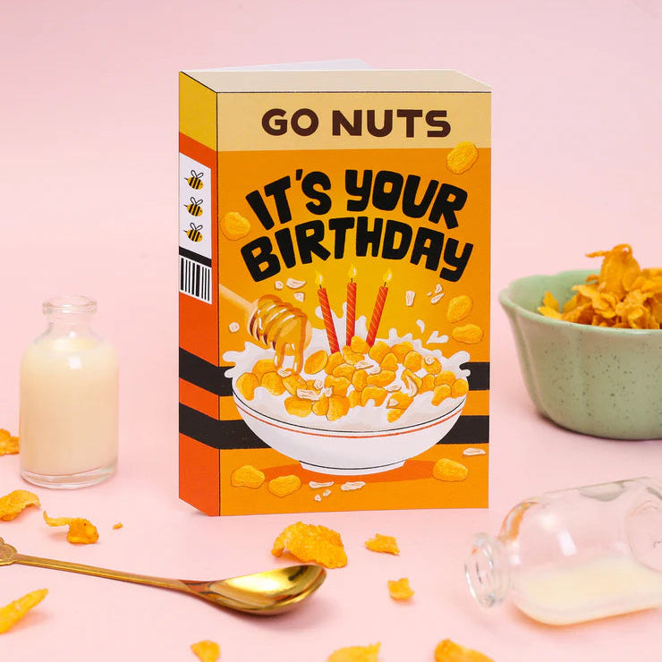 Go Nuts Cereal card