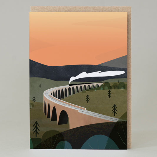 'Glenfinnan Landscape' Card