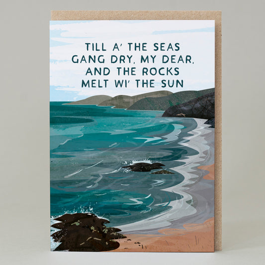 'Tils Seas Beach' Card
