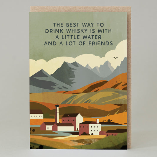 Whisky Friends Card