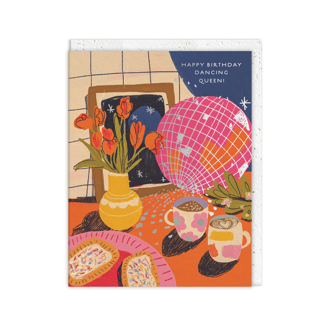 Disco Birthday Card