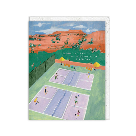 Pickleball Birthday Card