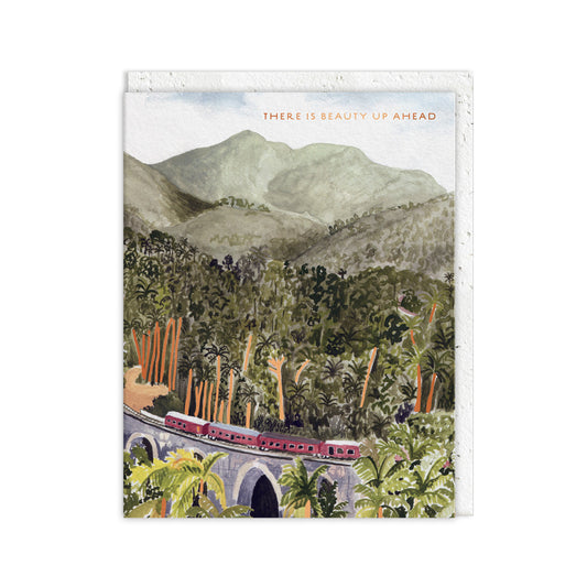 There Is Beauty Up Ahead Card