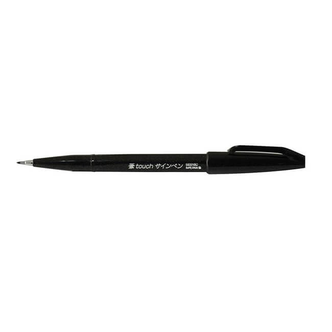 Black brush sign pen from the Pencil Me In stationery shop