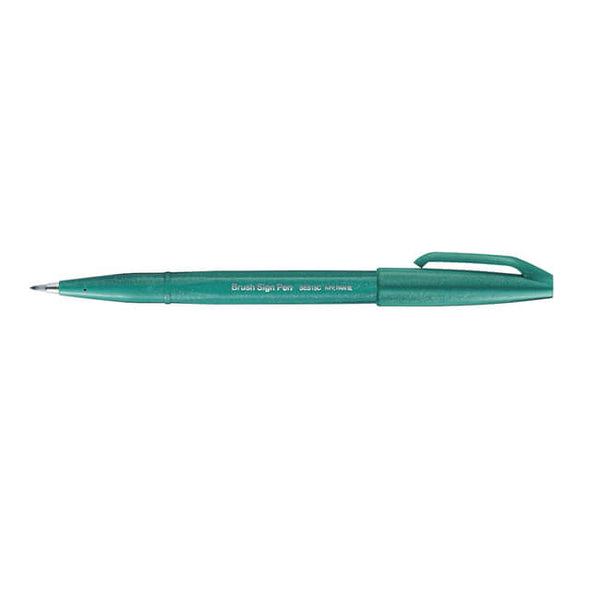 Turquoise green brush sign pen from the Pencil Me In stationery shop