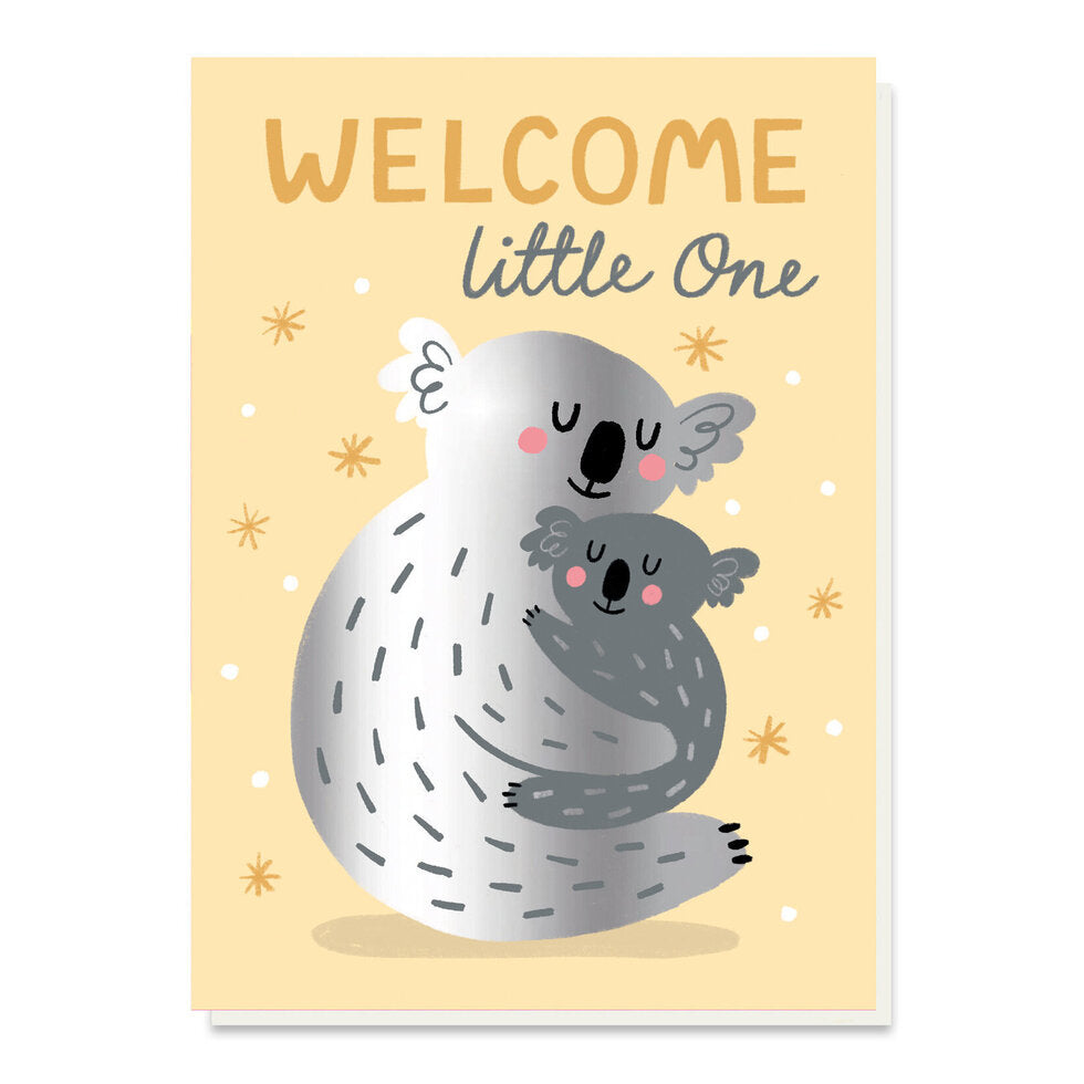 Welcome Little One Koala card