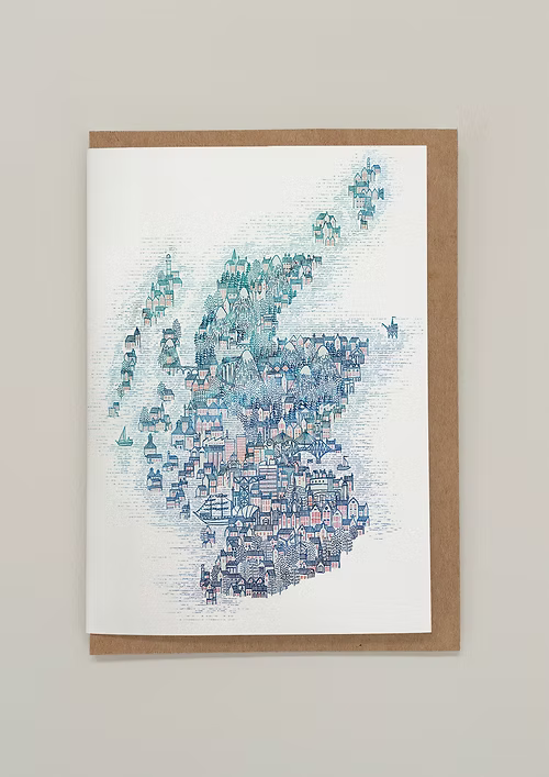Scotland Illustration card