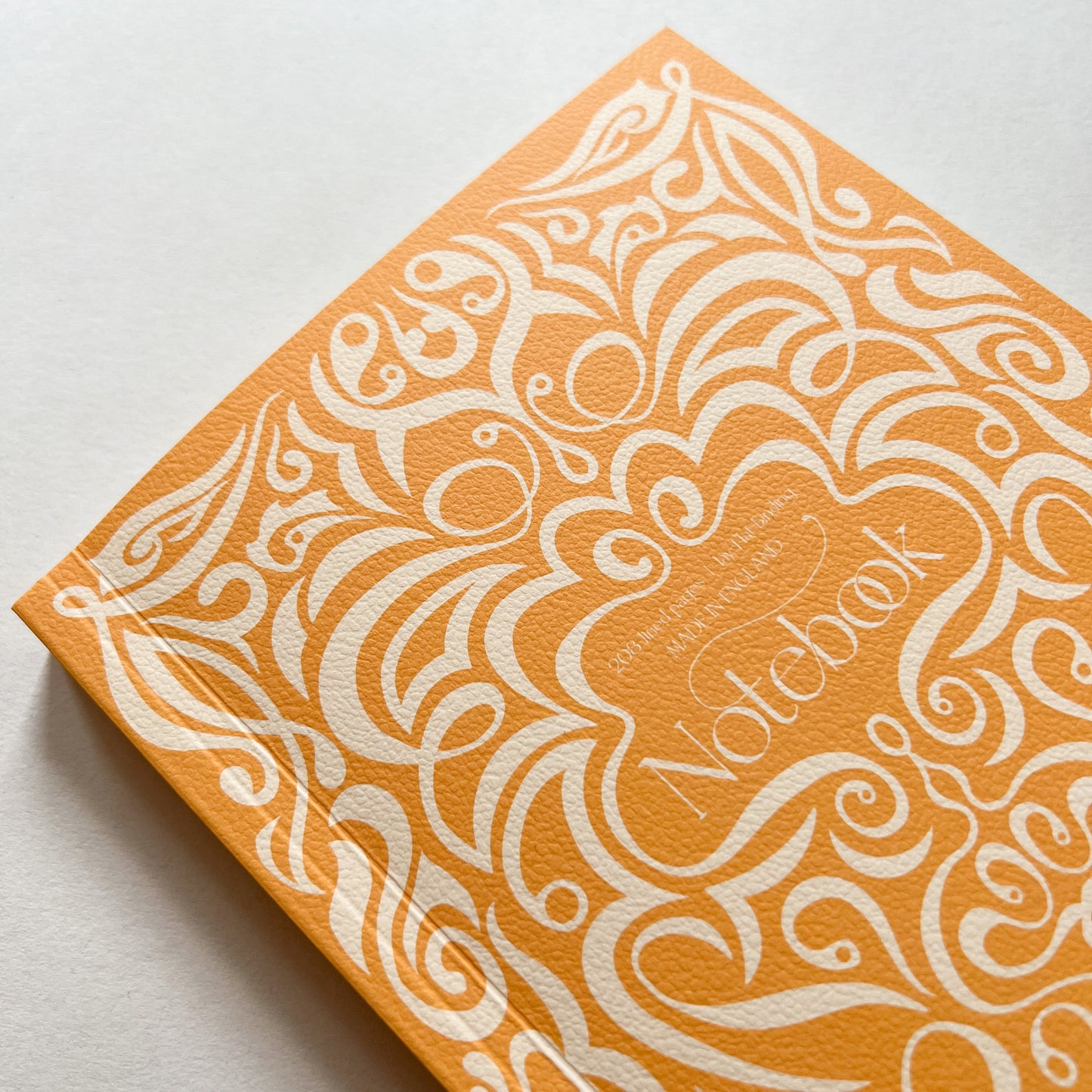 Mustard Swirl Notebook - A5