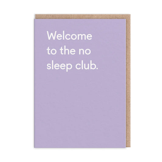 No Sleep Club Card