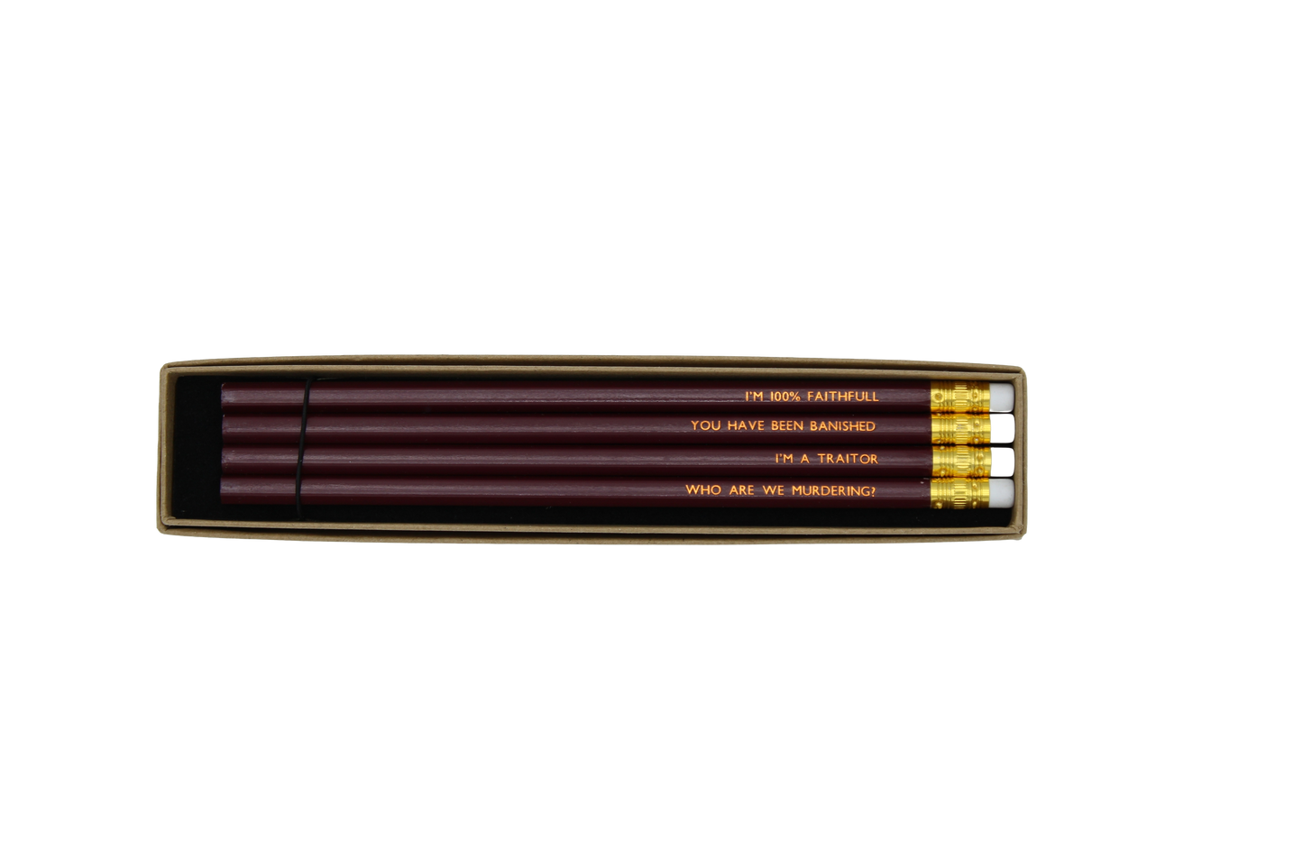 Traitors Inspired Pencil Set