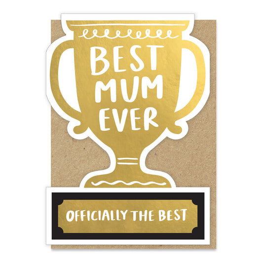 Best Mum Trophy card