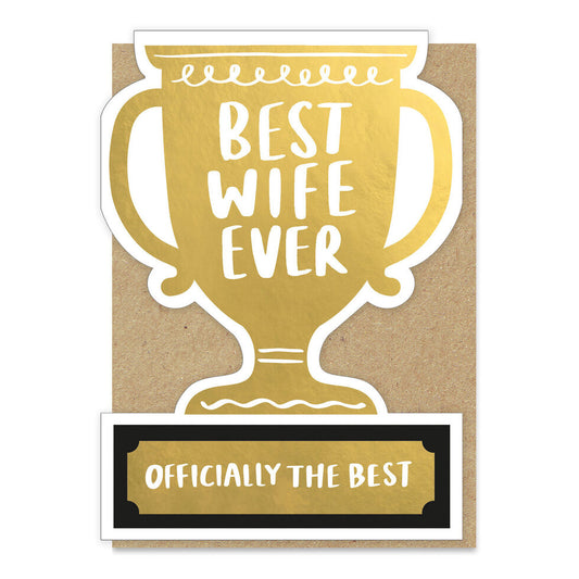 Best Wife Trophy card