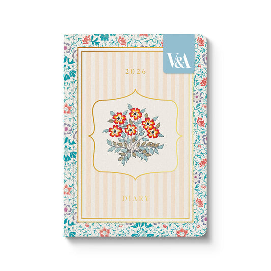 2026 Garden Flower Paperback Diary -A6