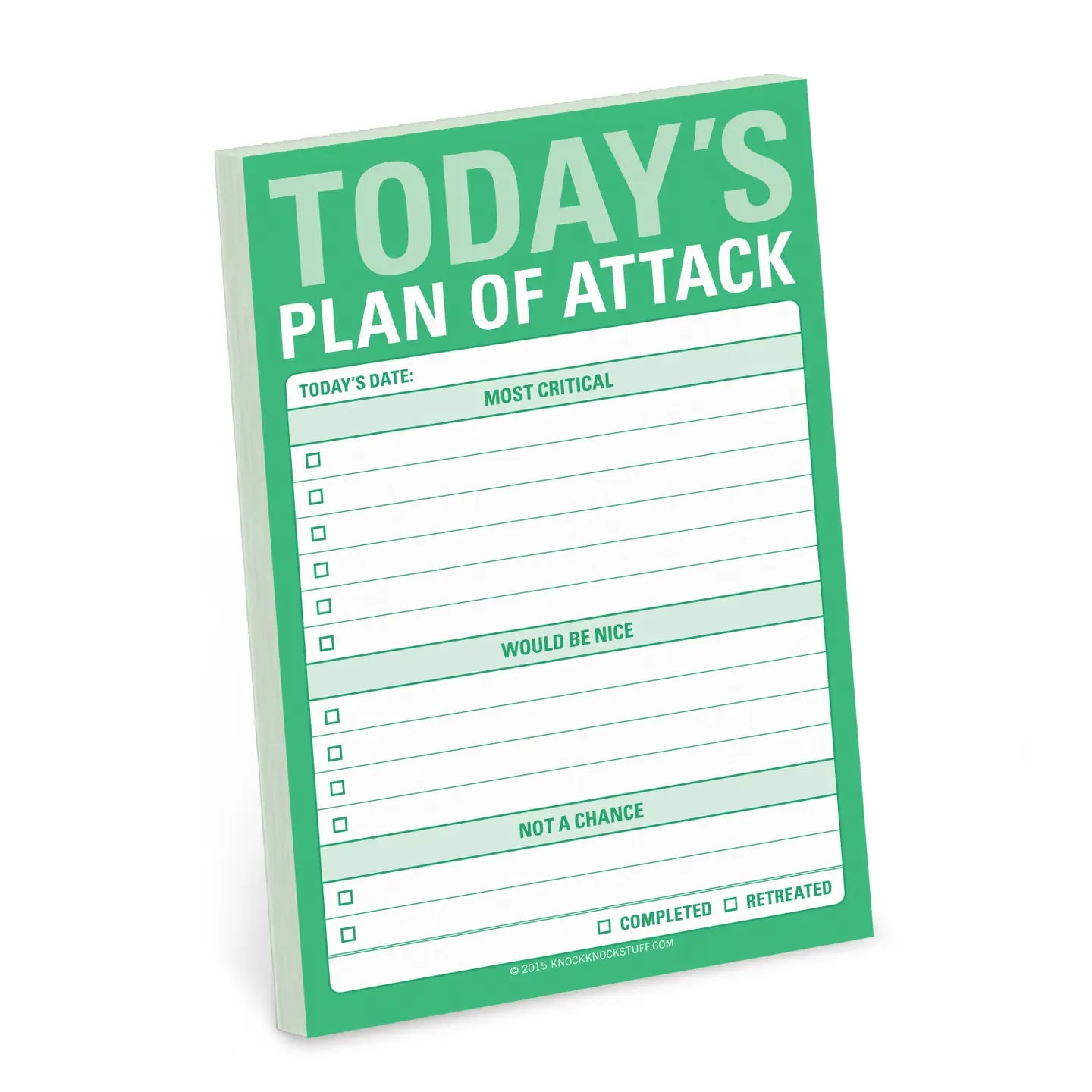 Plan of Attack Sticky Notes