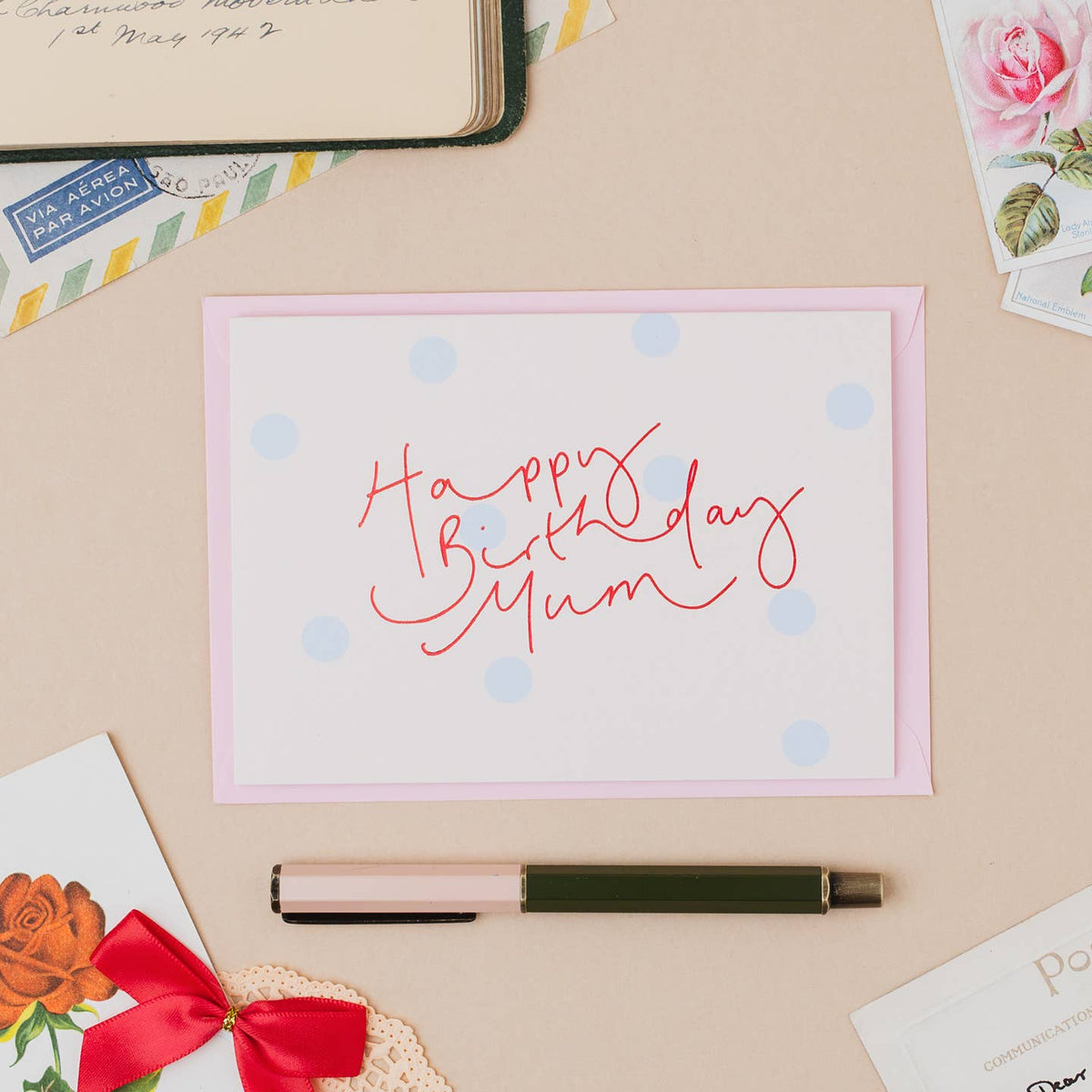 Happy Birthday Mum card