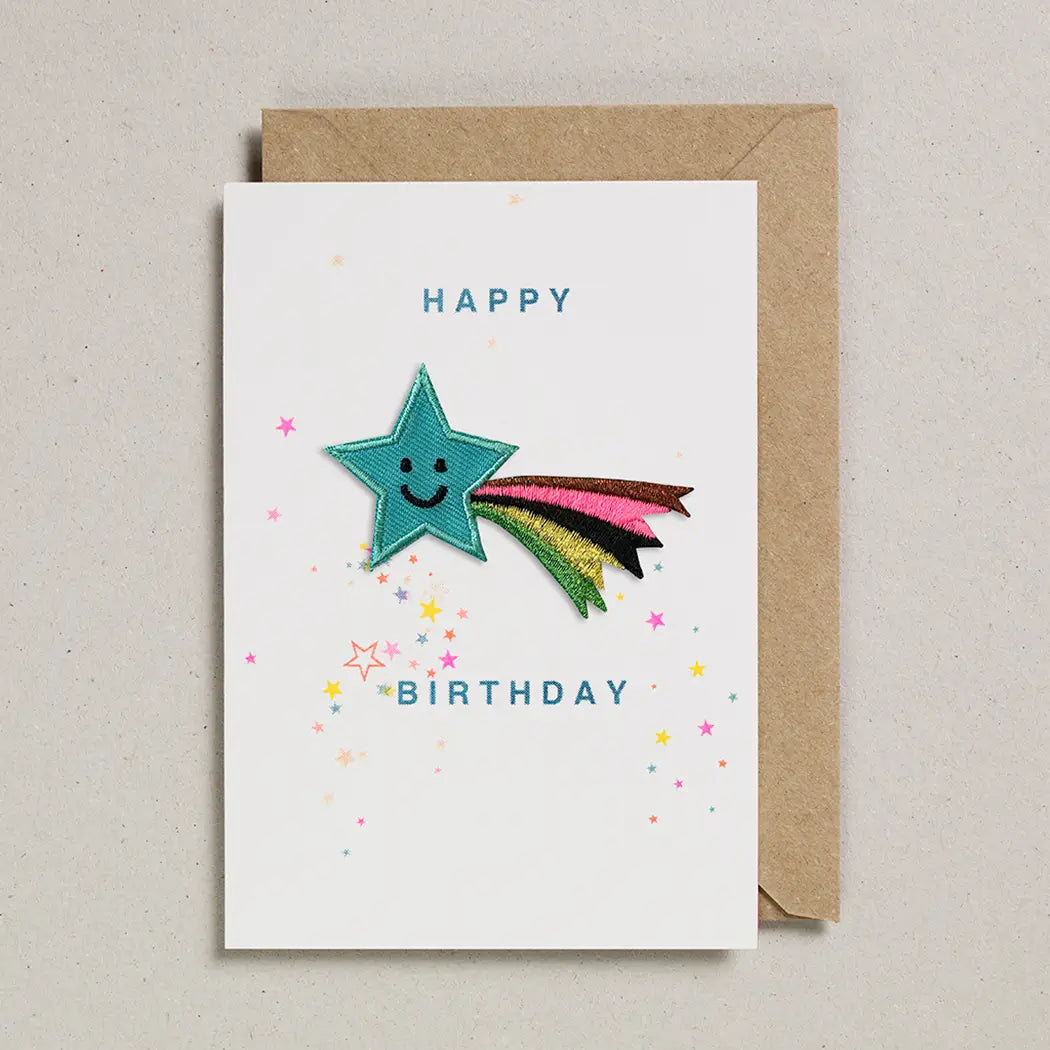 Patch card - Birthday Shooting Star