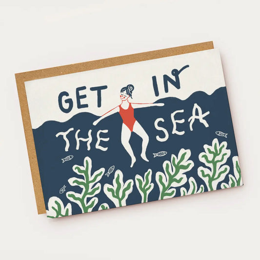 Get in the Sea Card