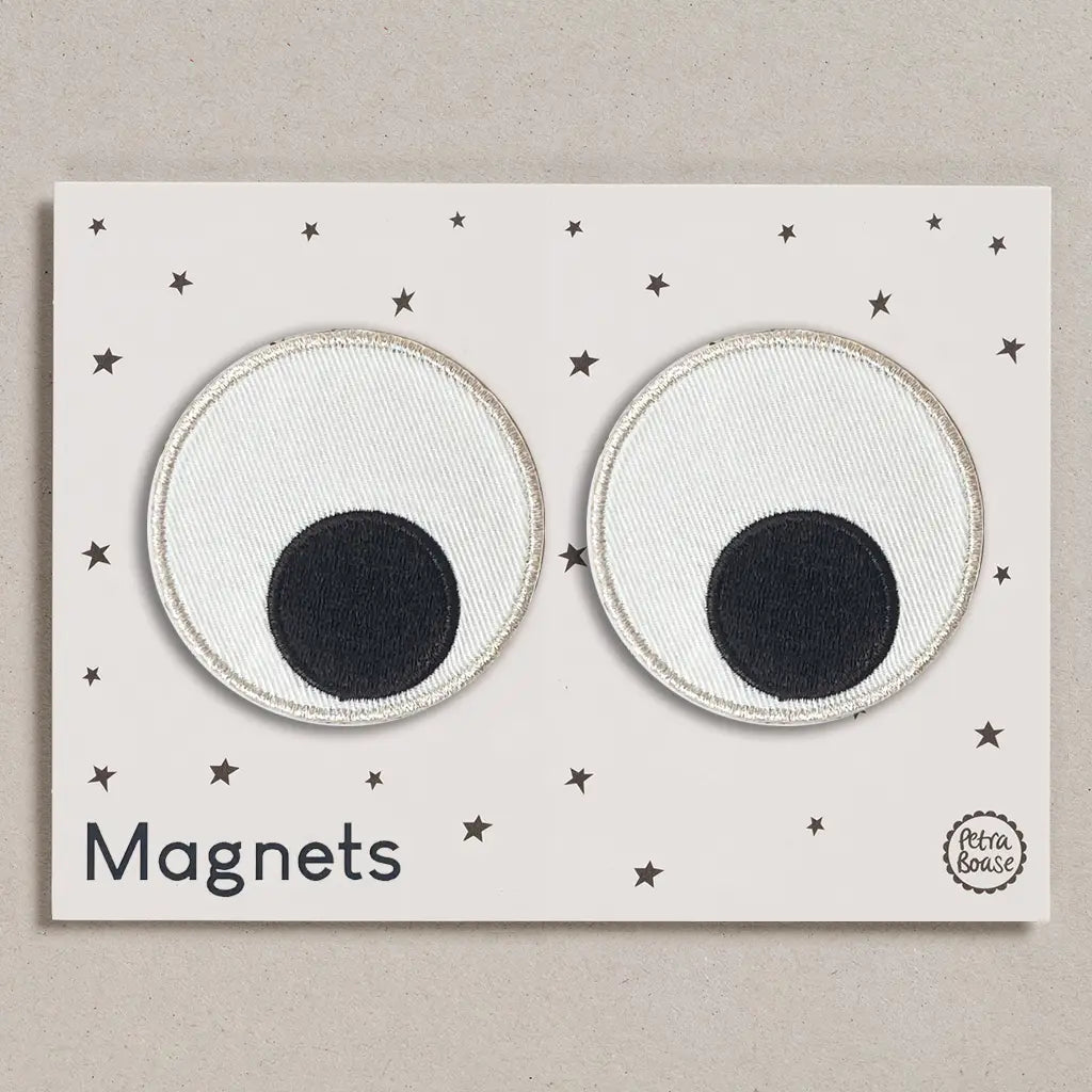 Embroidered Googly Eye Magnets