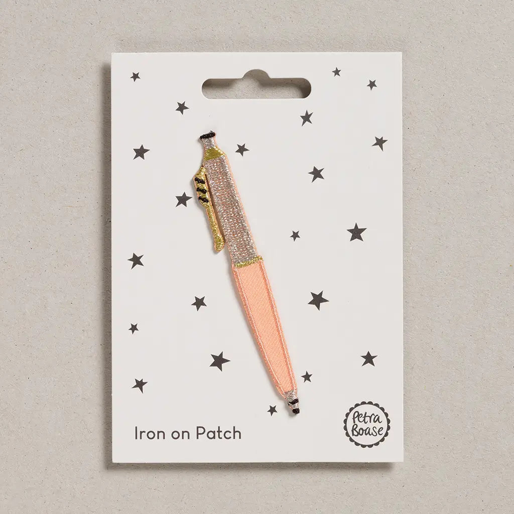 Iron On Patch - Peach Pen